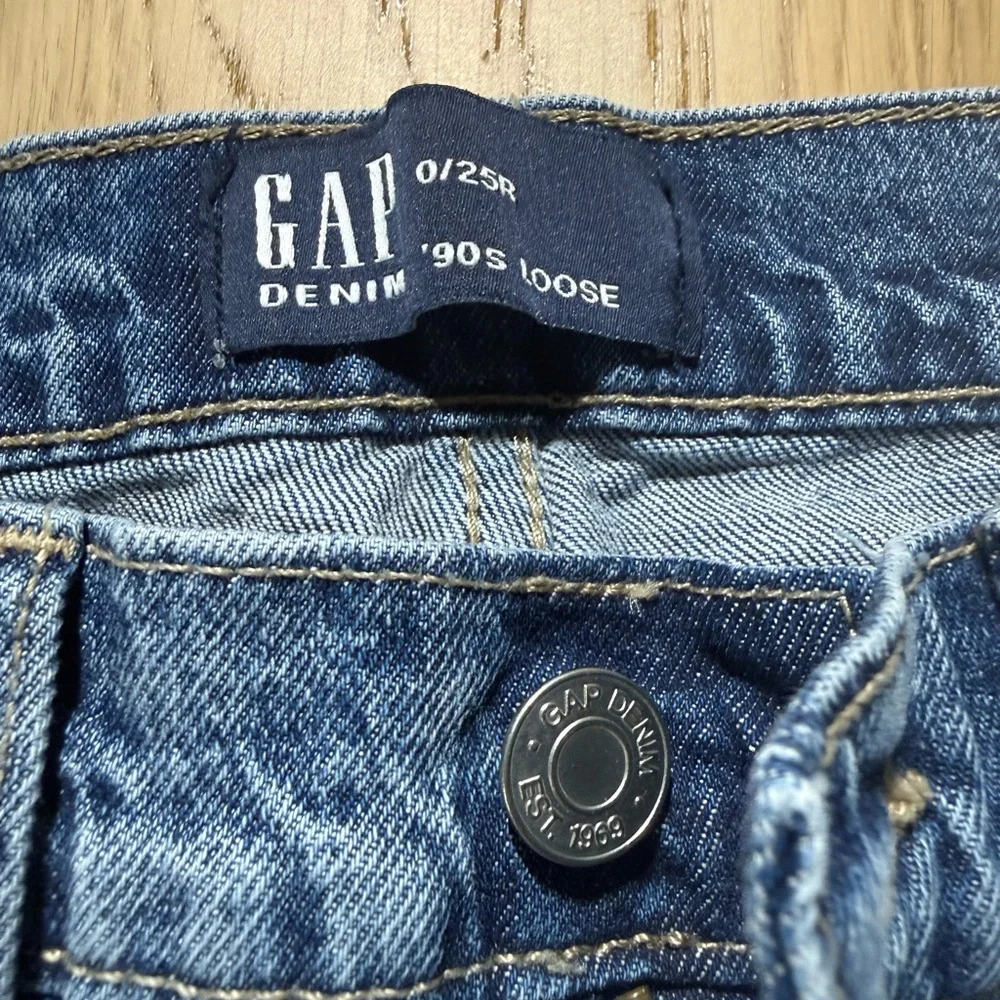 Gap 90s loose denim jeans size 25 Regular - Picture 4 of 5